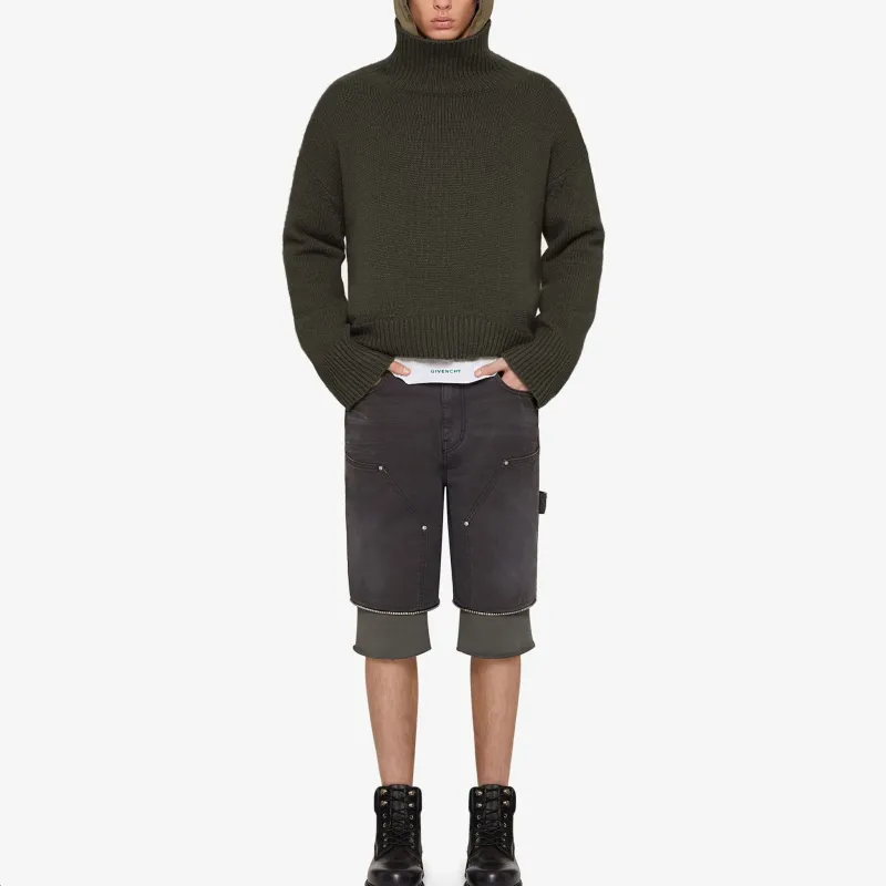 Givenchy Turtleneck Oversized Knitted Jumper-1