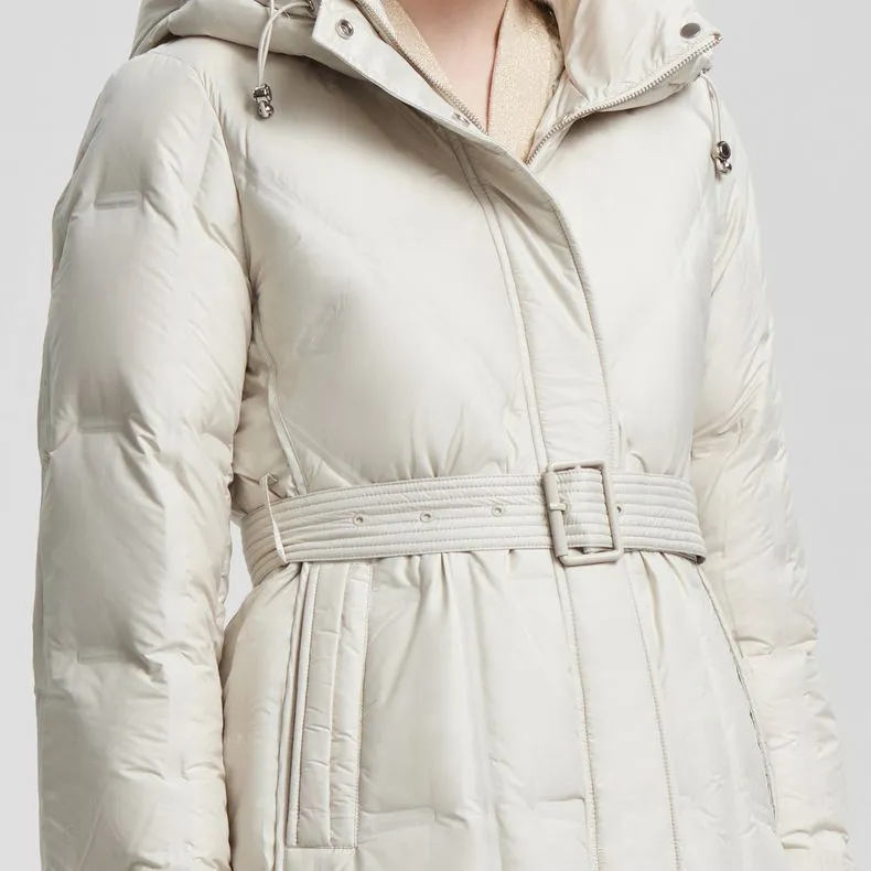 KARL LAGERFELD / Karl Lagerfeld Jeans Down Jackets Women's Ecru-6