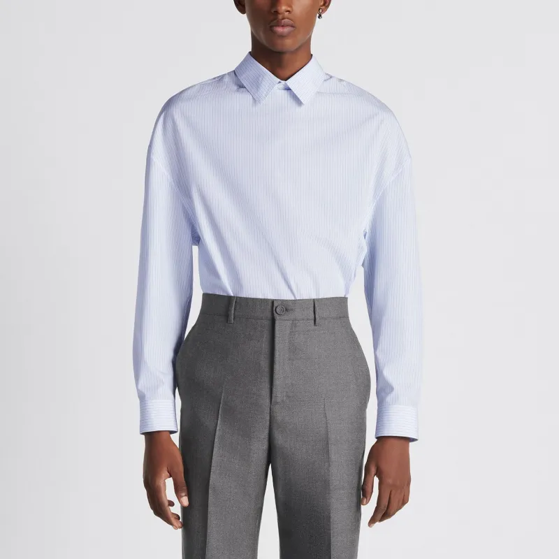 DIOR Shirts Men Light Blue-2