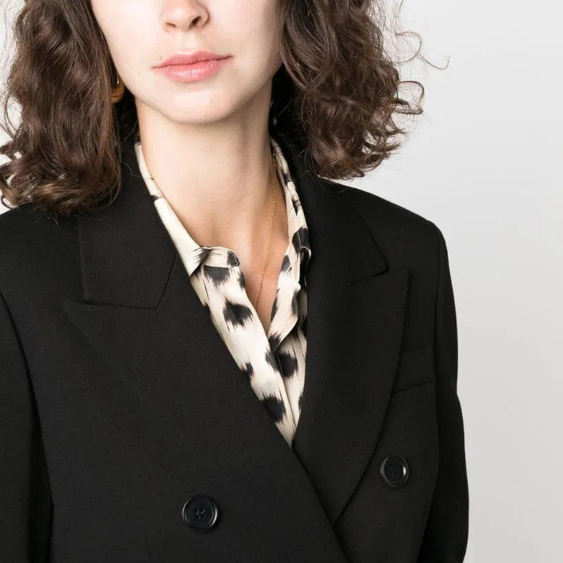 ASPESI Long sleeved Double breasted Blazer-4