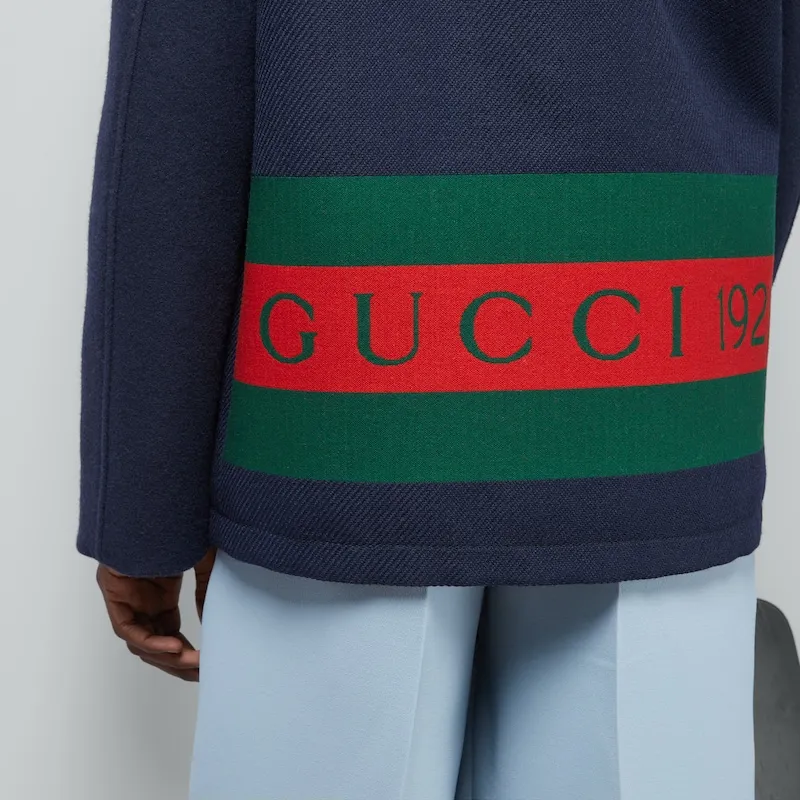GUCCI Collared Button-Up Coat-5
