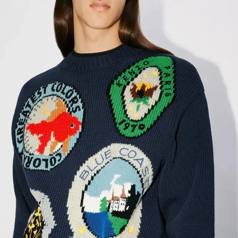 KENZO Travel Intarsia knit Jumper-5