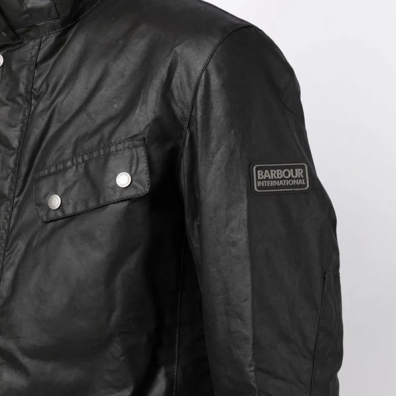 BARBOUR Duke Cotton Wax Jacket-4