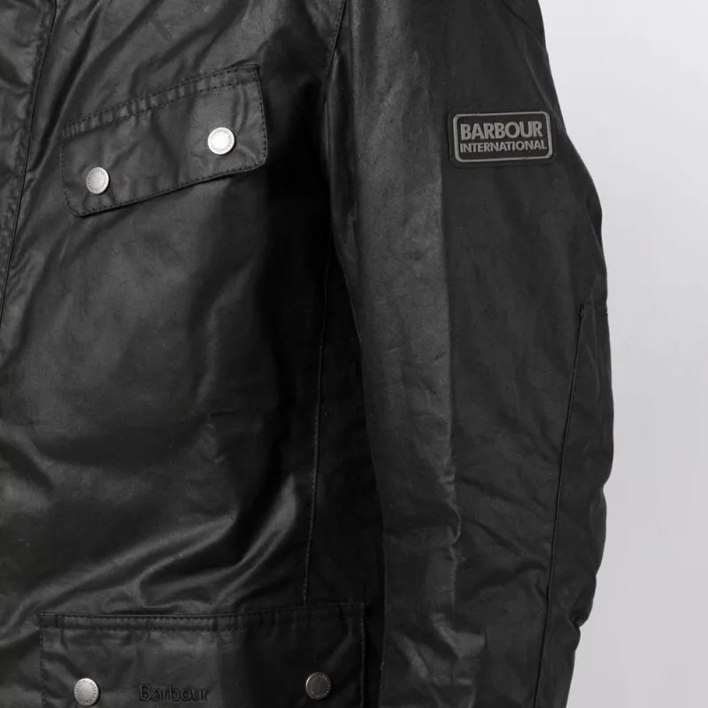 BARBOUR Duke Cotton Wax Jacket-5
