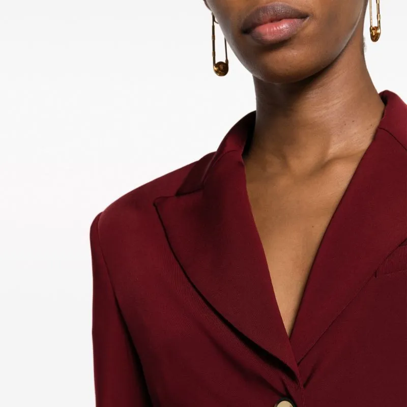 PINKO Business Suit Coat Women's Burgundy-4
