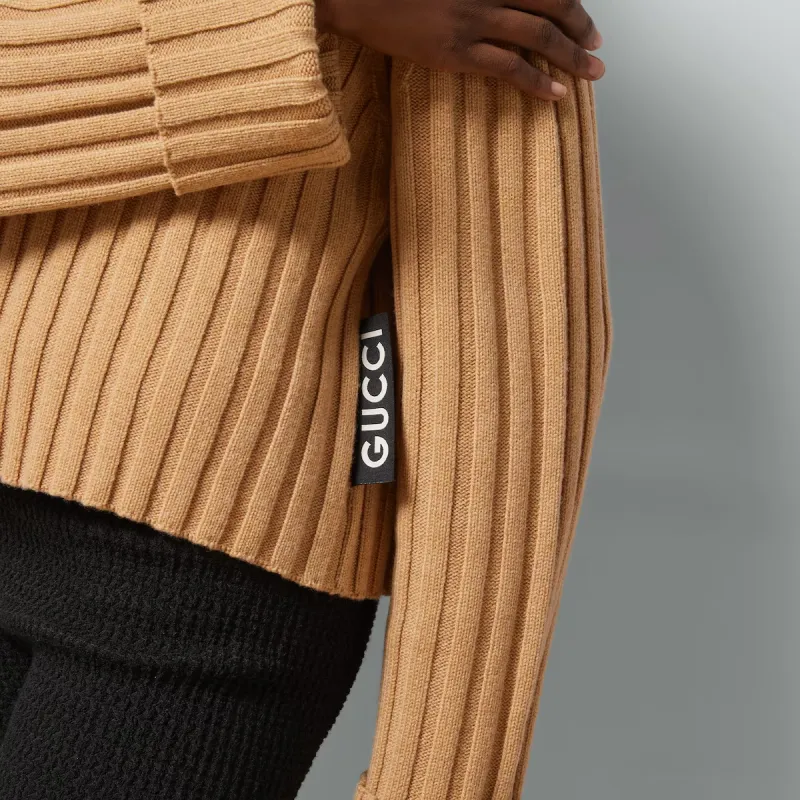GUCCI Sweater Women's Light Brown-4