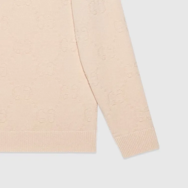 GUCCI Logo Intarsia Knit Sweater-3