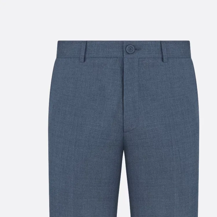 DIOR Suit Trouser Men's Blue Gray-2