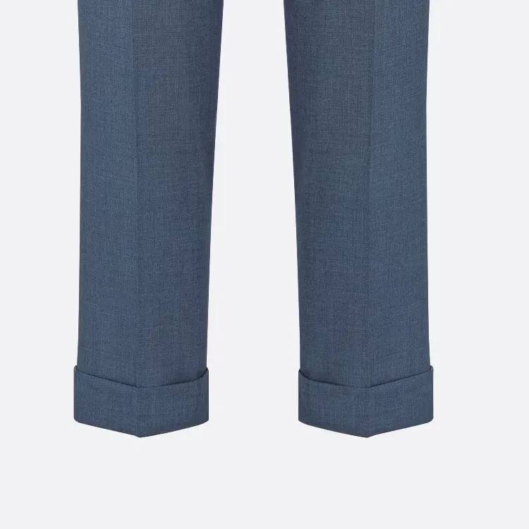 DIOR Suit Trouser Men's Blue Gray-5