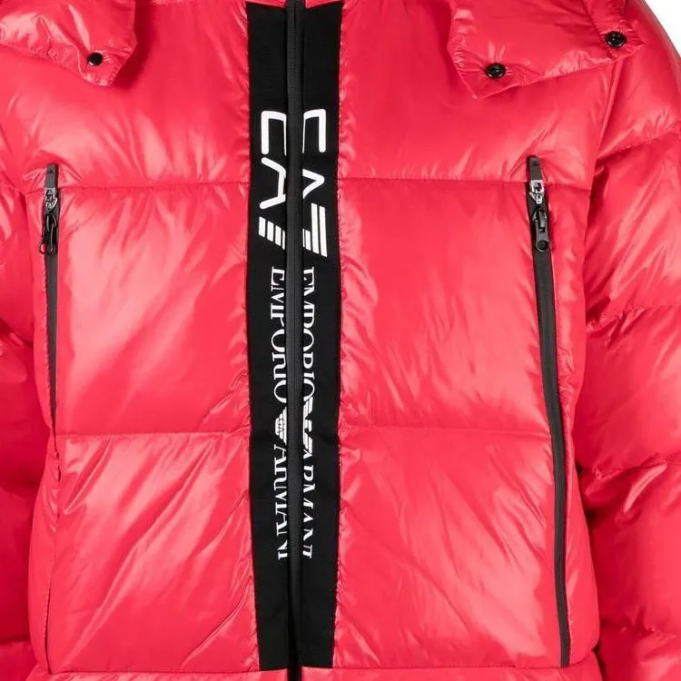 EMPORIO ARMANI EA7 Down Jackets Men Red-6
