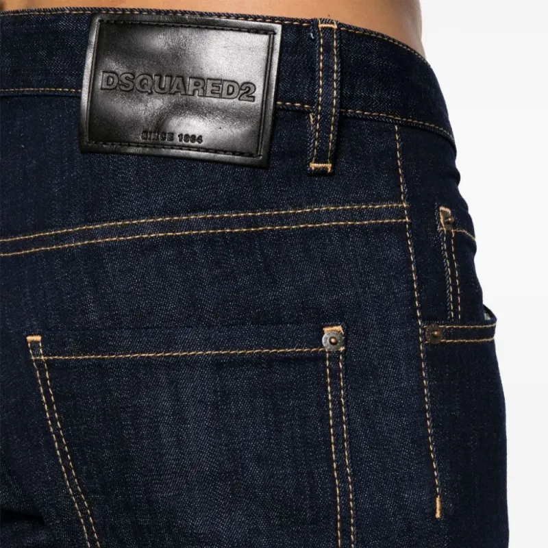 Dsquared2 Logo Patch Skater Jeans-2