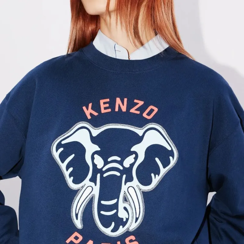 KENZO Sweatshirts Women's Blue-4