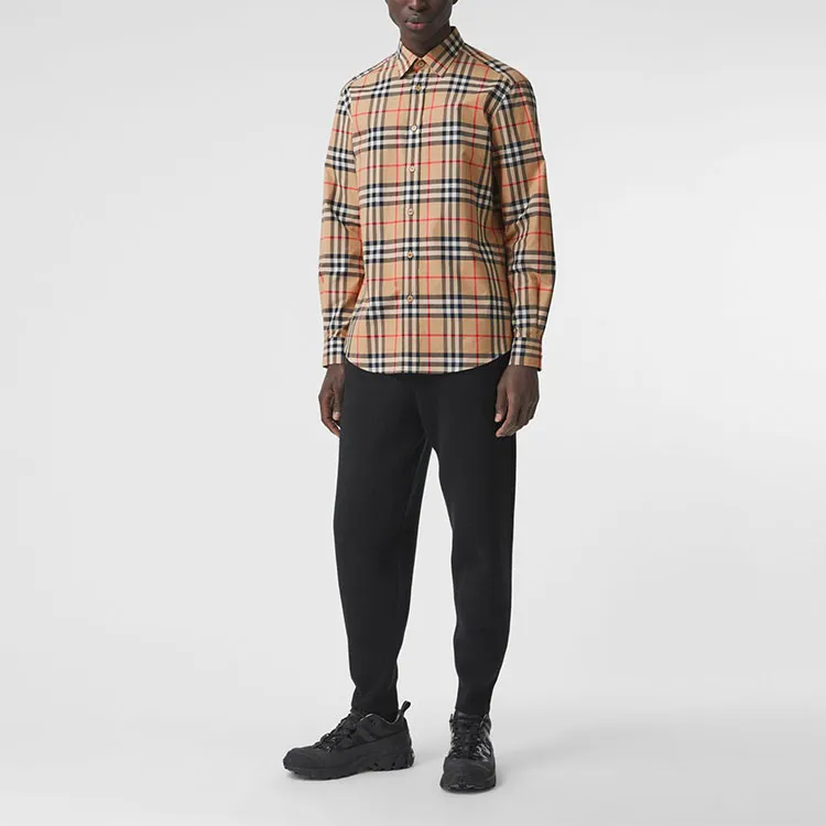 Burberry Shirts Unisex Khaki+Magera Aromatherapy Set-1