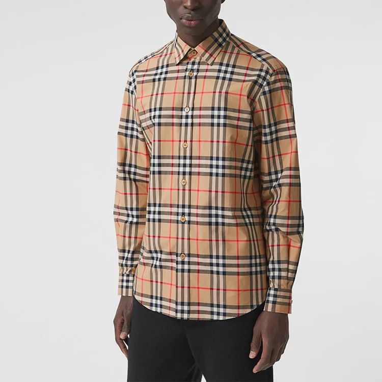 Burberry Shirts Unisex Khaki+Magera Aromatherapy Set-2