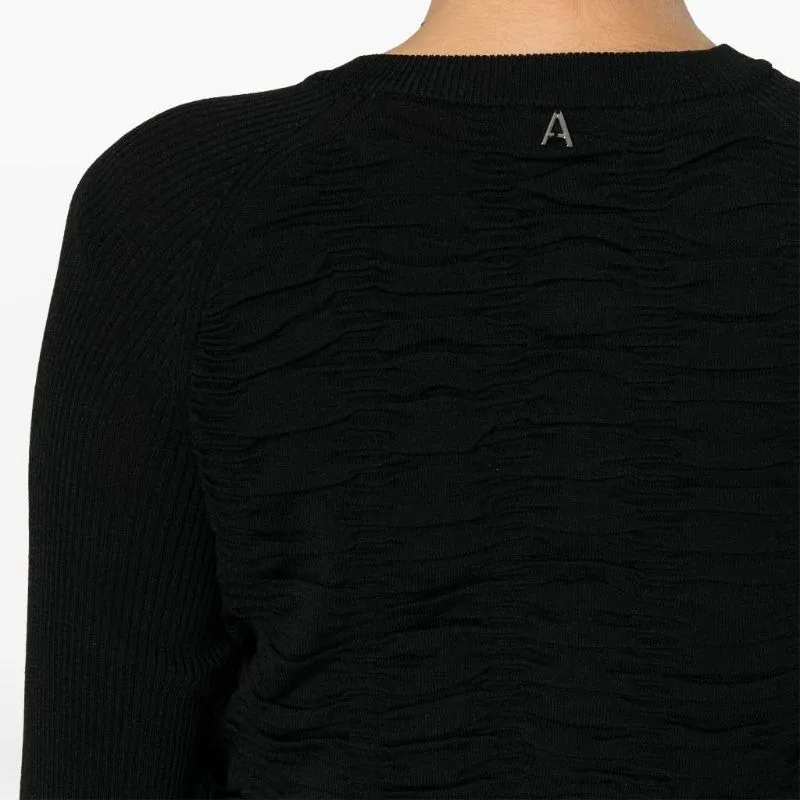 TWINSET Actitude Gathered Cardigan-5