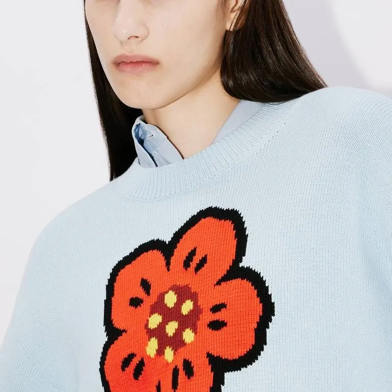 KENZO FW23 Knitwear Women's Light Blue-5