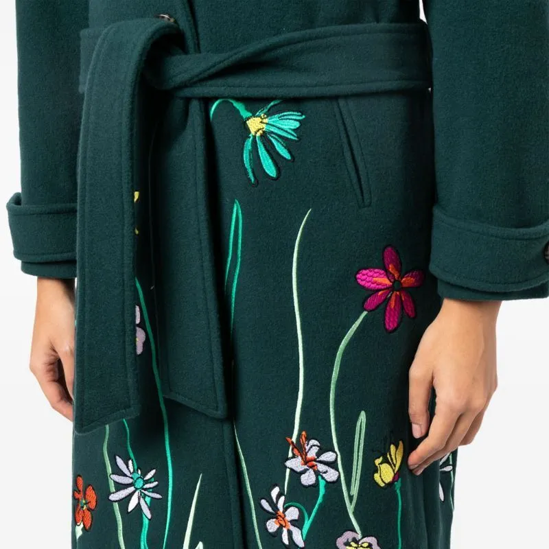 MIRA MIKATI Coats Women's Dark Green-4