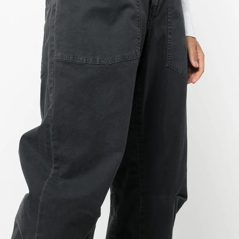 NILI LOTAN Curved leg Denim Jeans-5