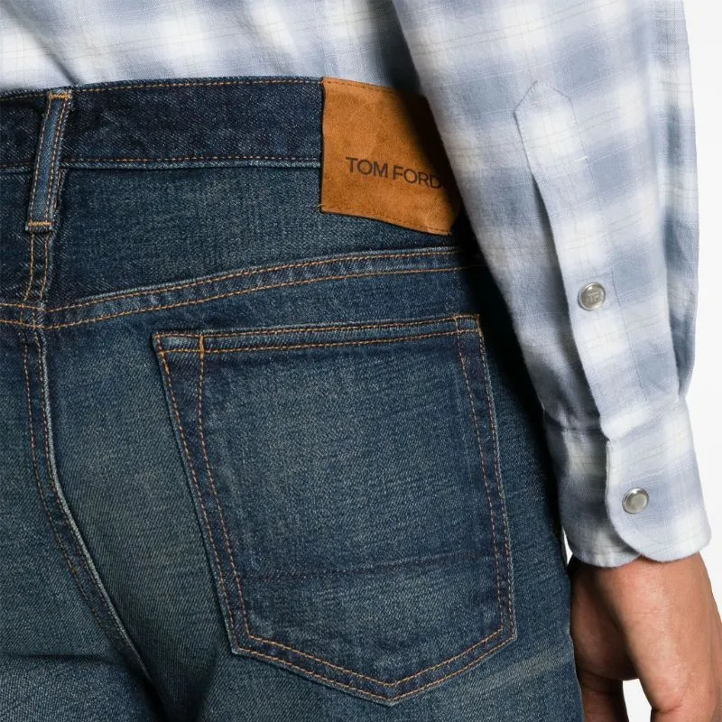 TOM FORD Straight leg Selvedge Jeans-3