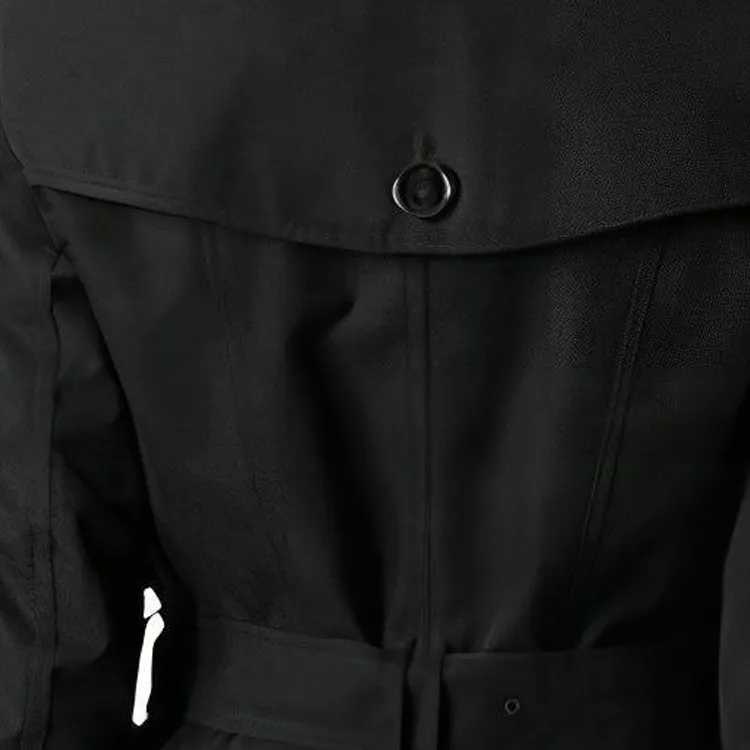 Burberry Trench Coats Women's Black-3