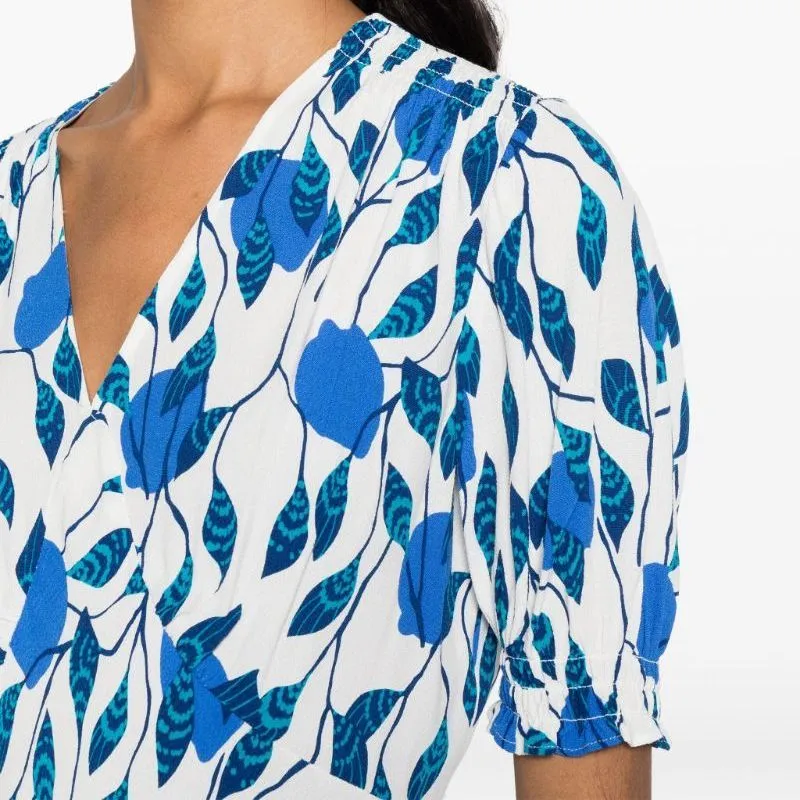 DVF Diane Von Furstenberg Jemma Crepe Midi Dress-5