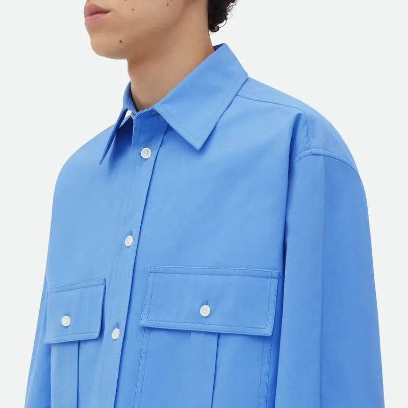 Bottega Veneta SS24 Shirt Men's Blue-3