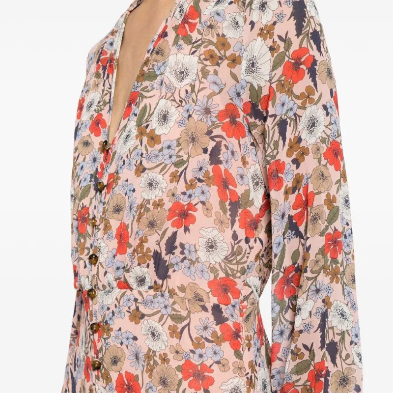 VERONICA BEARD Zovich Floral-print Dress-2