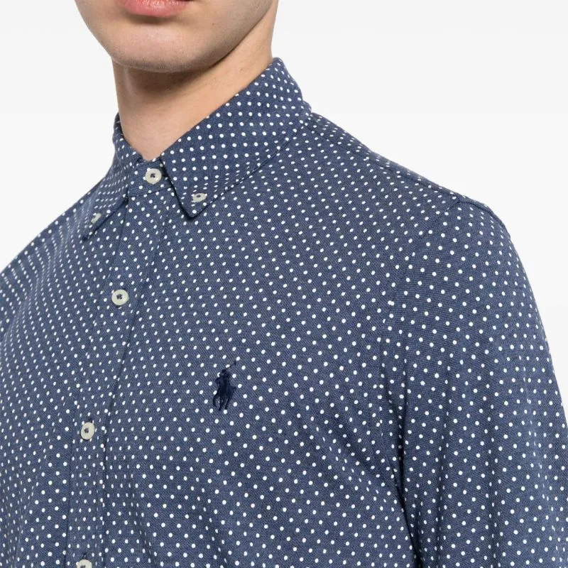 Polo Ralph Lauren Polka dot Long sleeve Shirt-4