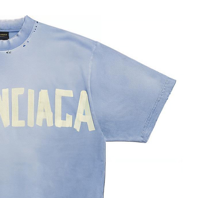 ［大人気！］BALENCIAGA Tシャツ 764235TRVK11041 BALENCIAGA バレンシアガ Tシャツ サイズ:L 764235 TPVK1 ロゴ