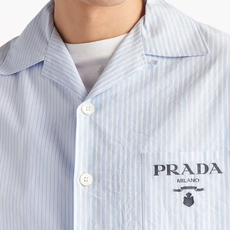 PRADA SS24 Shirt Men's Light Blue-4