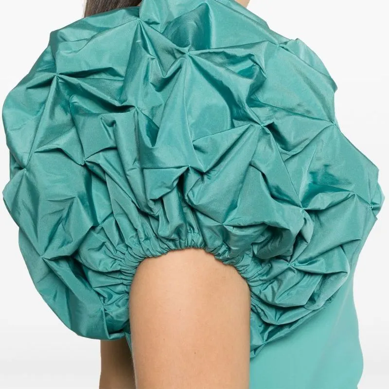 CHIARA BONI La Petite Robe SS24 Short-Sleeved Dresses Women's Aqua Blue-1