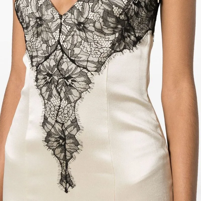 BALMAIN Lace Detailed Dress-4