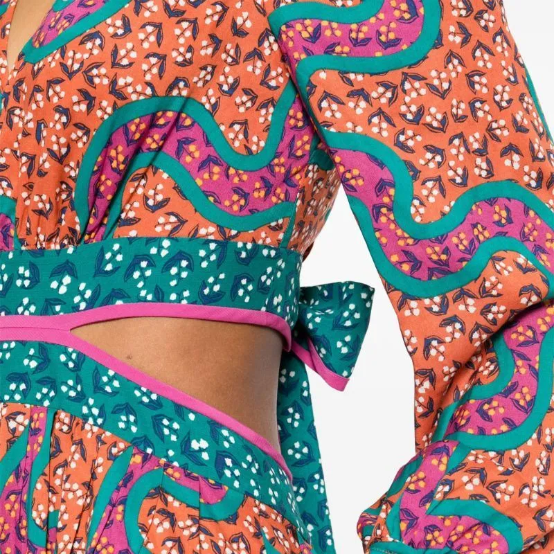 DVF Diane Von Furstenberg Alejandro Graphic-print Maxi Dress-4