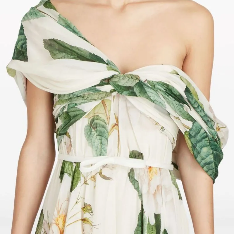 Giambattista Vall Giant Bloom Silk Maxi Dress-4