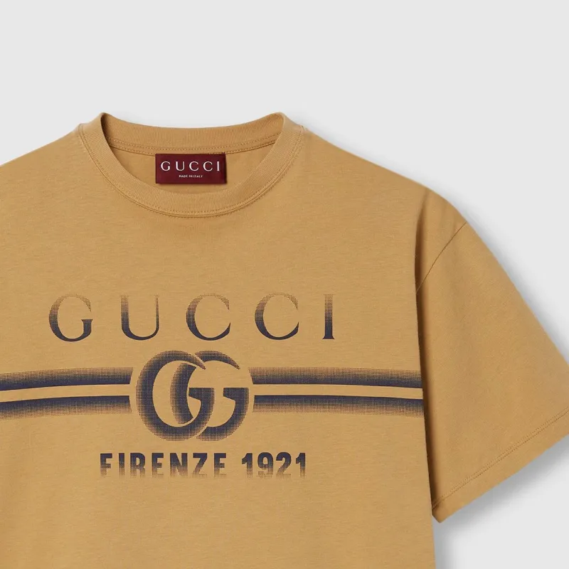 GUCCI T Shirt Men's Light Brown-6