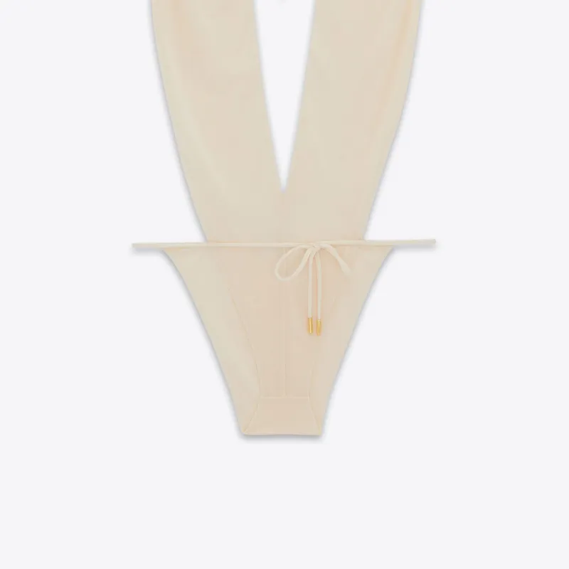SAINT LAURENT Plunging V neck Body-2