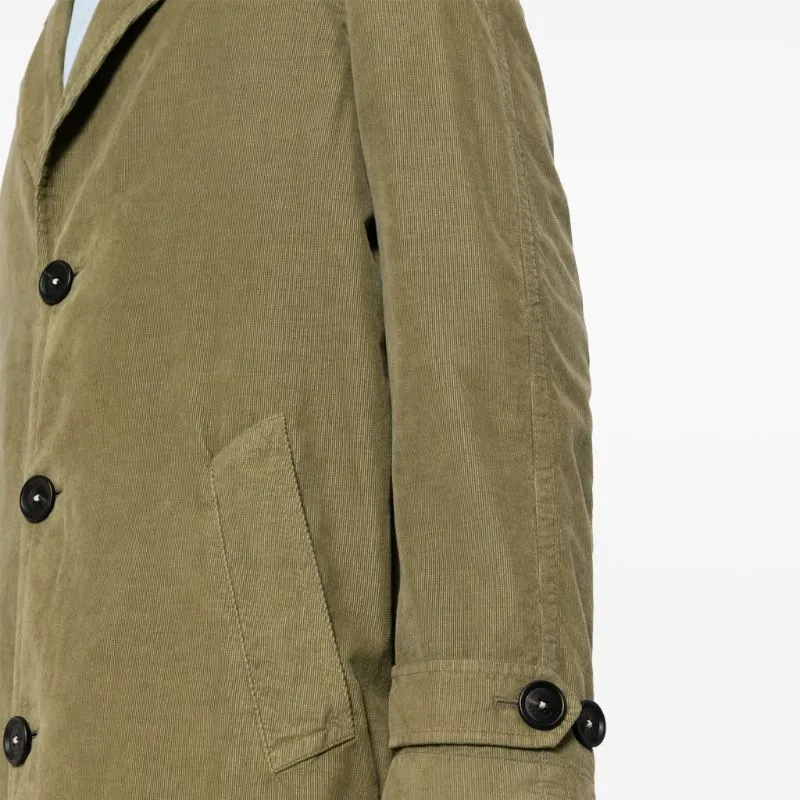 Massimo Alba Corduroy Single breasted Coat-4