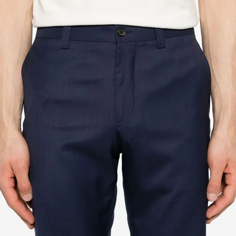 CORNELIANI Tapered-leg Wool-blend Trousers-2