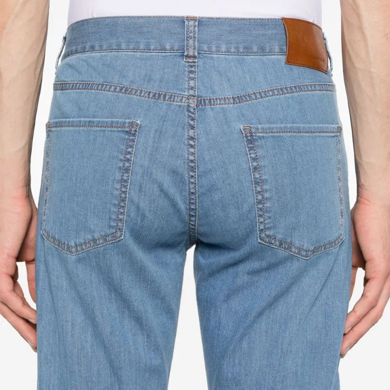 Canali Mid rise Slim fit Jeans-3
