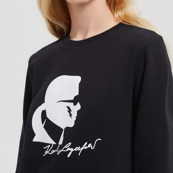 KARL LAGERFELD Sweatshirt Women's Black-3