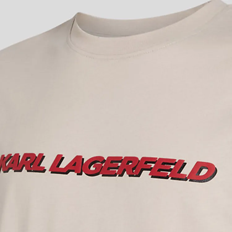 KARL LAGERFELD T Shirt Men's Beige-2