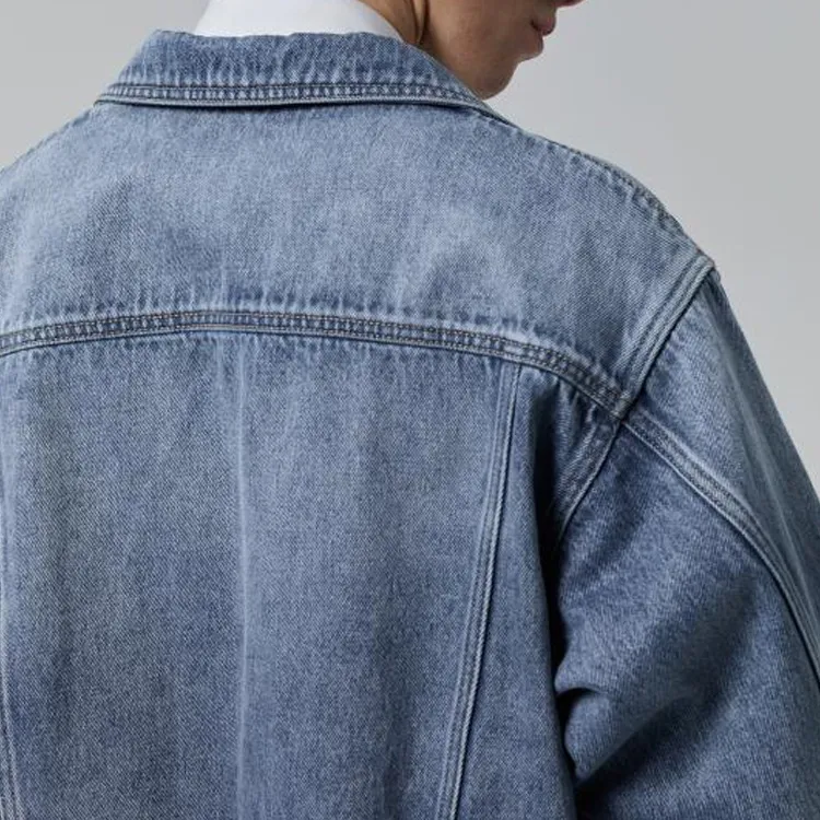 KARL LAGERFELD Denim Jacket Men's Light Blue-6