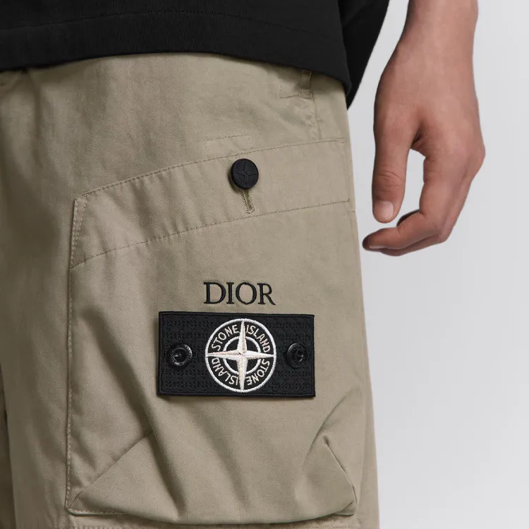 DIOR X Stone Island Bermuda Shorts-4