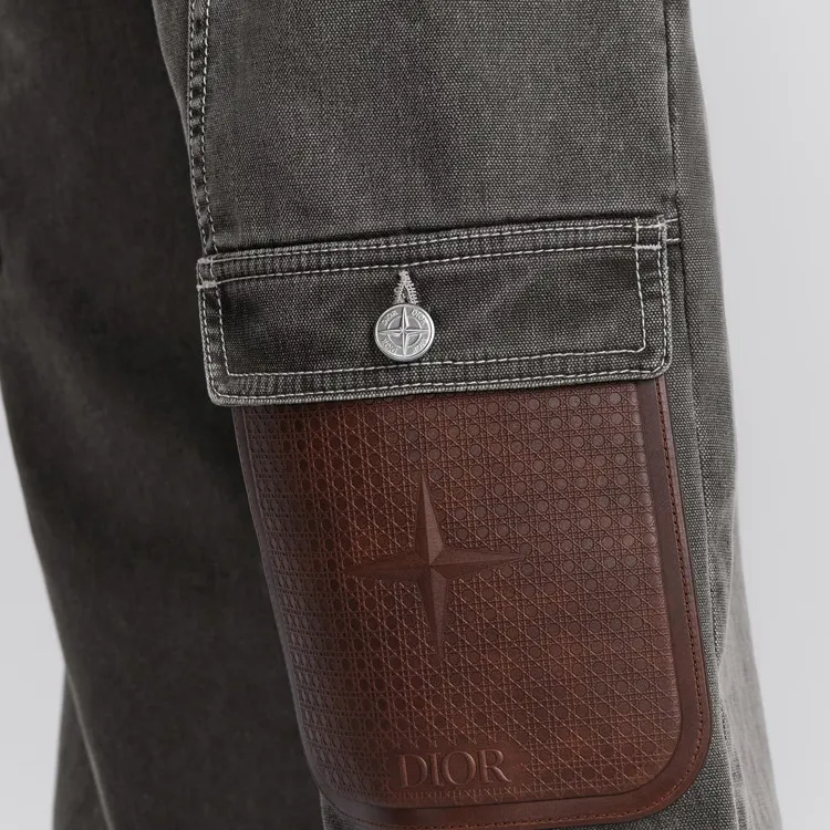DIOR X Stone Island Cargo Jeans-5
