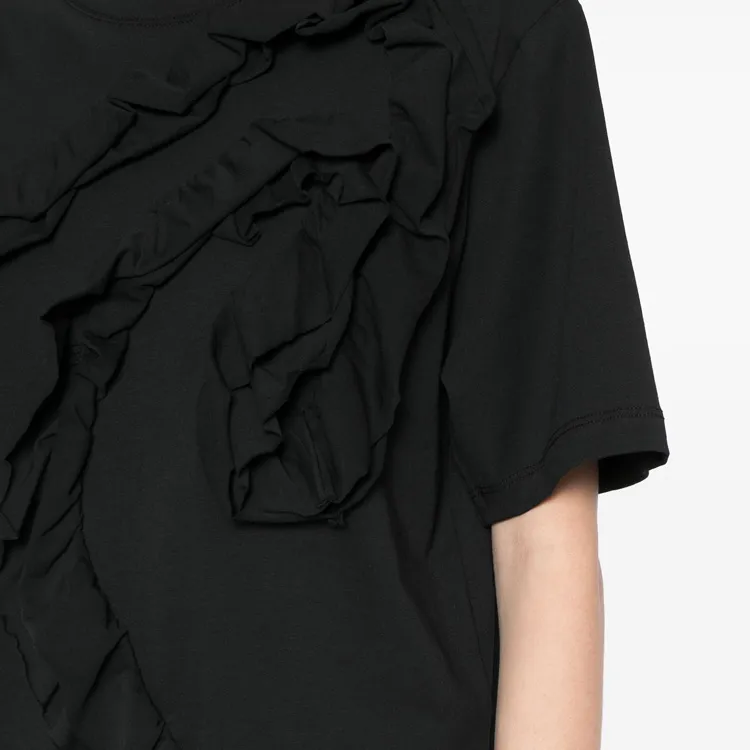 Ulla Johnson Aris Ruffle detail T shirt-4