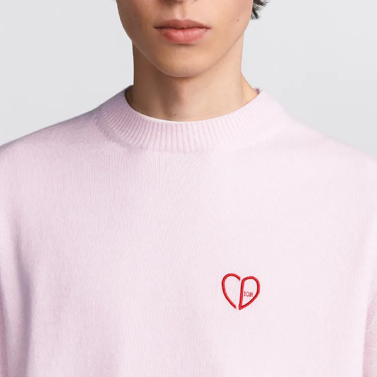 DIOR FW24 Cashmere Sweater Men's Pink-2