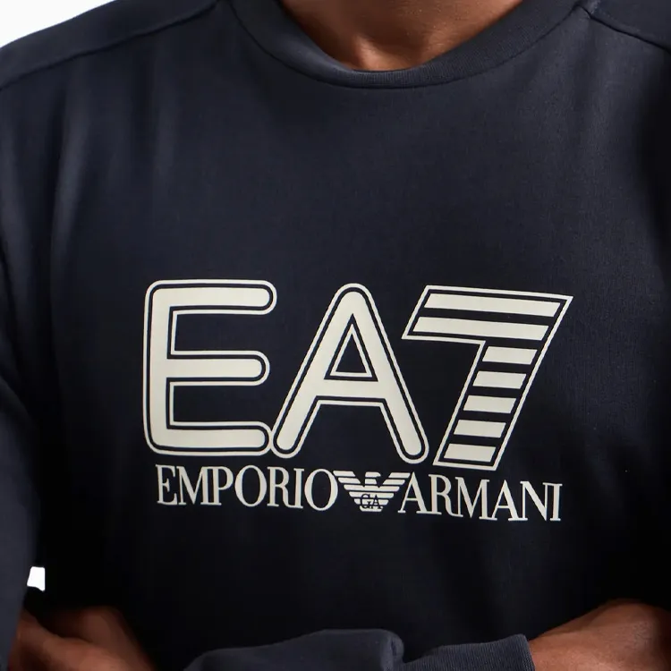 EMPORIO ARMANI EA7 FW24 Sweatshirt Men's Navy Blue-4