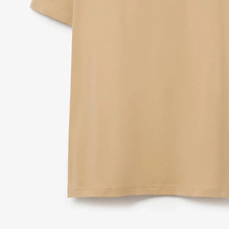 Burberry Check Ekd Cotton T shirt-5