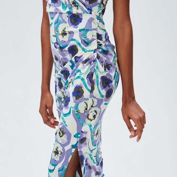 DVF Diane Von Furstenberg Short-Sleeved Dresses Women's Blue-6