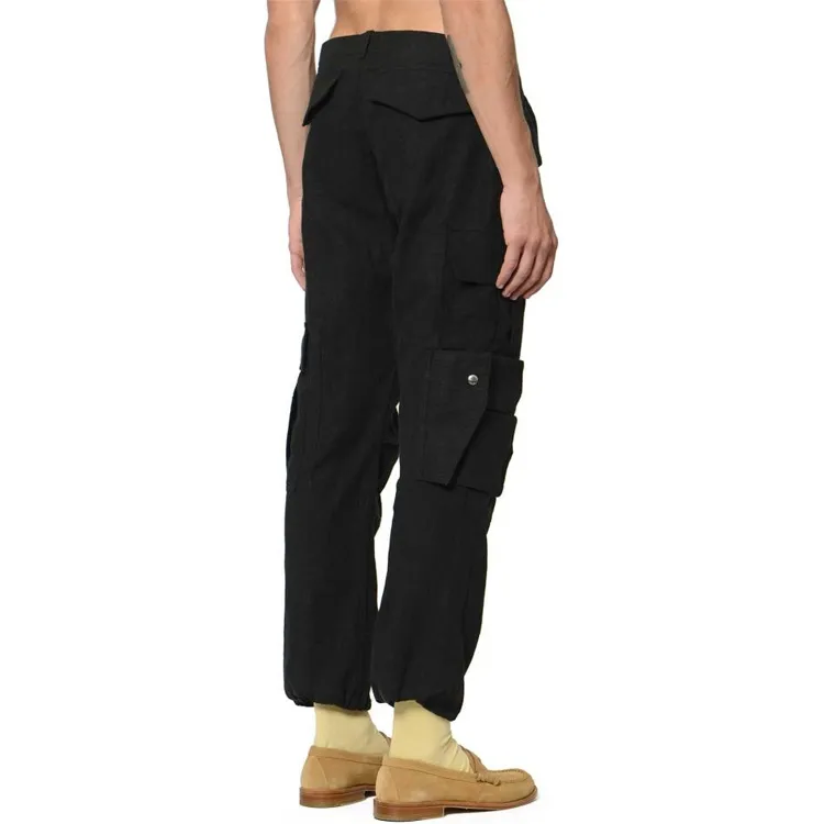 RHUDE Cargo Pants Men Black-1